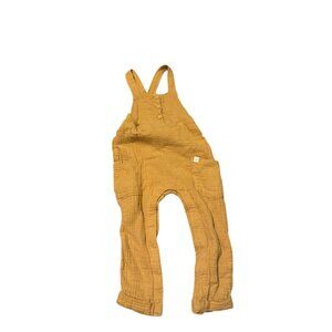 Little Planet by Carter’s Mustard Overalls 24M Unisex Adjustable straps